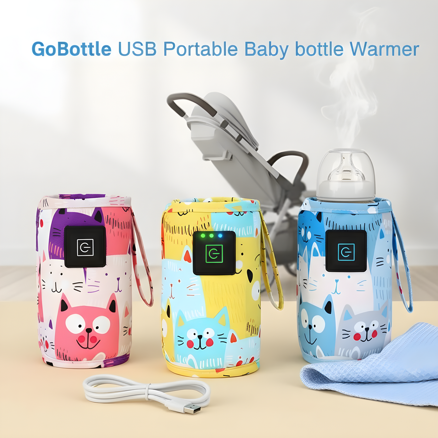 GoBottle™ Portable Baby Bottle Warmer