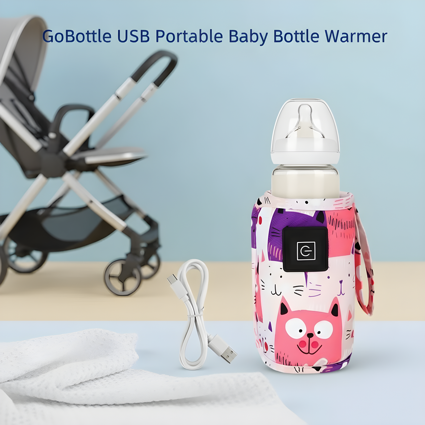 GoBottle™ Portable Baby Bottle Warmer